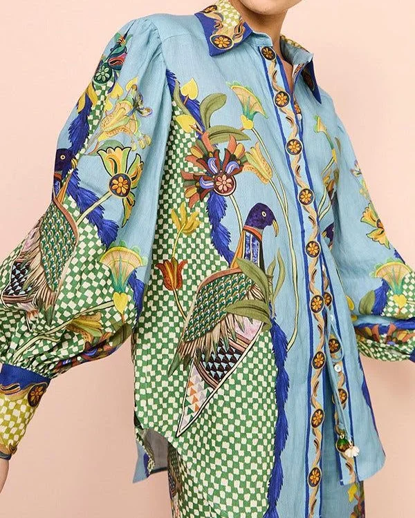 Pigment-printed fabric sample for fashion designers